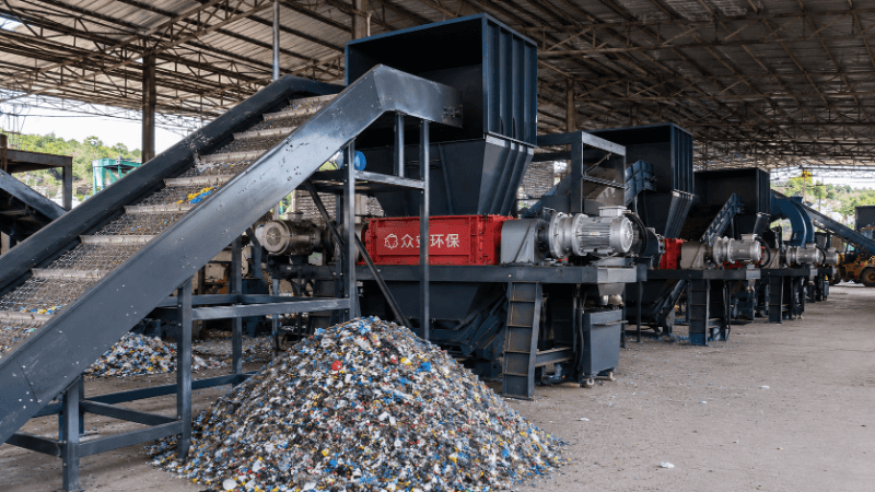 industrial plastic recycling machines