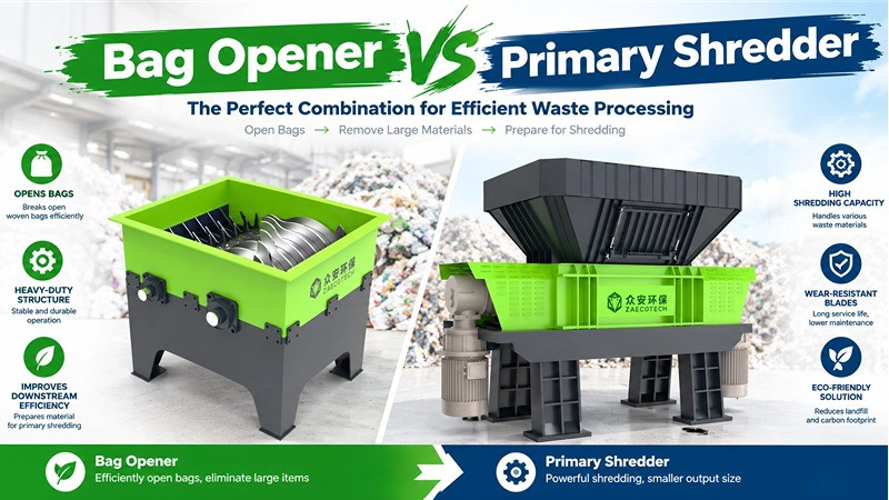 Combution Material Bag Opener vs Primary Shredder: Which Is Better for MSW Processing ...